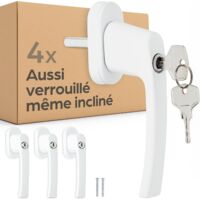 4 socles en plastique avec verrous - S01-SL03 (différentes versions)