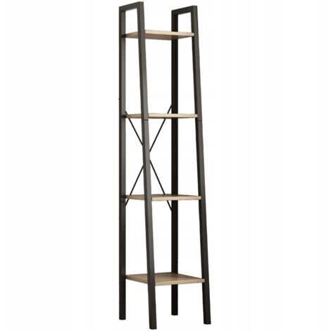 Yitahome Libreria a 5 Ripiani Industriale, D'oro
