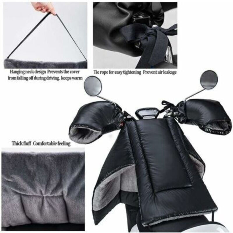 Housse De Jambe De Scooter, Tabliers De Scooter Universel, Tablier Scooter Universel, Tablier Couvre Jambe Scooter Universel, Protection Contre L'humidité, Protège du Vent pour Scooter en Hiver