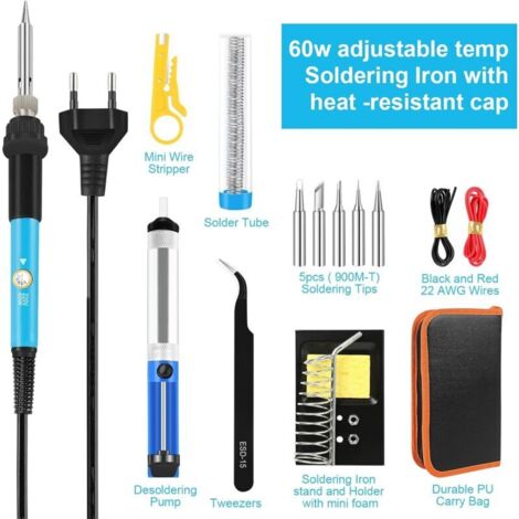 Station De Soudage-VEVOR-75 W-kit De Soudure à Affichage Numérique, Contrôle De Température