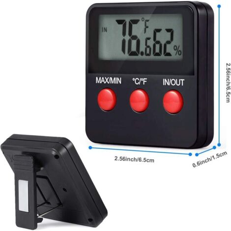 HTC-2 THERMOMÈTRE HYGROMÈTRE NUMÉRIQUE TEMPÉRATURE HUMIDITÉ HEURE DATE Domicile Avec Sonde 5253224