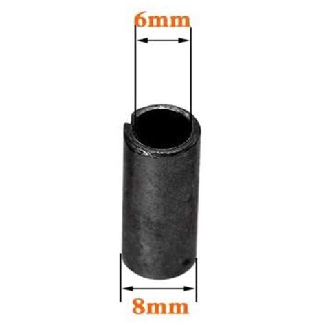 2pcs Manchons Diamètre intérieur (d) 6 mm, Diamètre (D) 8 mm, L 26 mm,Routeur Collet Mandrin Remplacement Convertisseur Adaptateur de Routeur Pour Gravure de Machine-Outil (1/5)