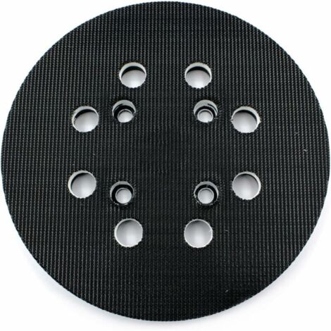 Choyclit – Plateau de ponçage Ø 125 mm – Dureté moyenne – Compatible ponceuse excentrique Bosch – Pour surfaces planes et incurvées (1/5)