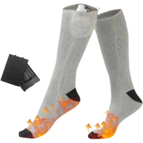 Barrageon 2 Paires Chaussettes De Ski Enfants Thermiques Chaudes Garçon Fille - Bleu EU 27-30, Parfaites Pour Ski, Randonnée Et Sports D'Hiver