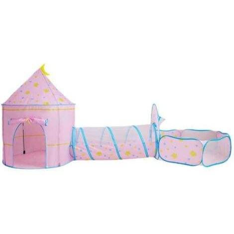 PRI - Tente de château de princesse Château mignon Playhouse enfants jouets de plein air 55 'L x
