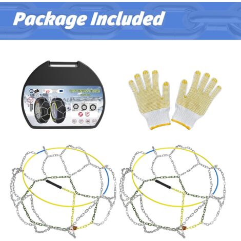 10 Pcs Chaînes Antidérapantes Pour Voiture, Sangles Antidérapantes Pour