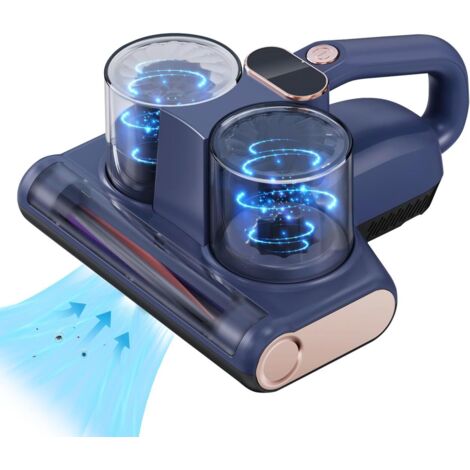 Aspirateur Anti-acariens Matelas UV – Léger Sans Fil, Lumière UV 253.7nm, Filtre HEPA, 99,99% Acariens & Poussières