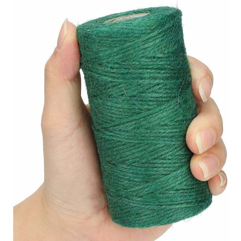 La Cordeline CJN37 Ficelle Jute Teinte Naturelle 200 M - Sans Odeur Pour Bricolage Et Jardin
