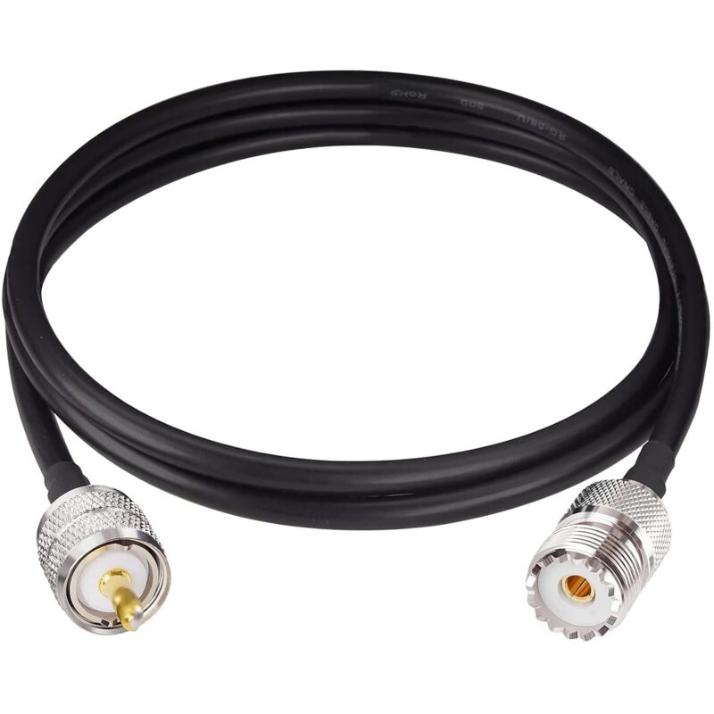 Vhbw Connecteur UHF PL-259 (mâle) pour montage de câble - Coupleur coaxial avec contacts plaqués Vhbw Connecteur UHF PL-259 (mâle) pour montage de câble - Coupleur coaxial avec contacts plaqués
