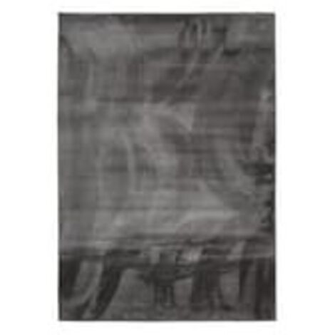 Tapis imitation fourrure Cat Gris Foncé Lavable (1/5)