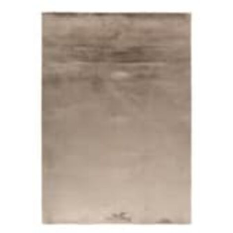 Tapis Rya doux et lavable Fluffy Taupe (1/5)