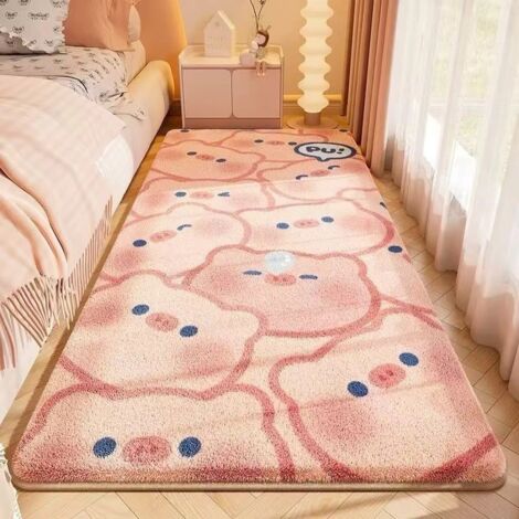 Tapis Marocain vintage - Style bohème rétro pour salon ou chambre - Dessus de lit, canapé ou table basse - Décoration ethnique confortable-80x120 cm (1/4)