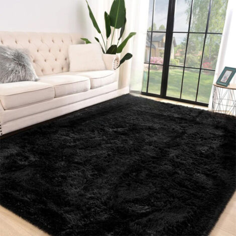 Grand Tapis Moderne 120 par 160cm Style Scandinave Fibre Recyclée Résistant aux Taches Antidérapant Durable (1/4)