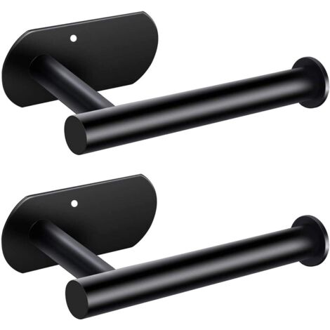 2 pcs Porte-rouleau de papier toilette mural pour salle de bain et cuisine (1/5)
