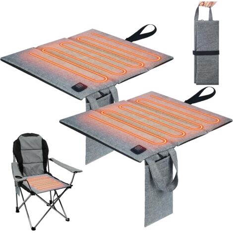 Lot 2 Bancs Pliables GCI Outdoor Bleu Extérieur Portable Chaise