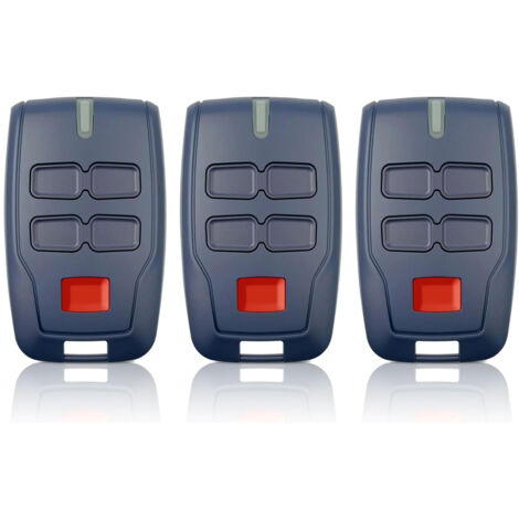 3 x Remote Control for Gate BFT MITTO B RCB4,433.92Mhz 4 Buttons 4 ...