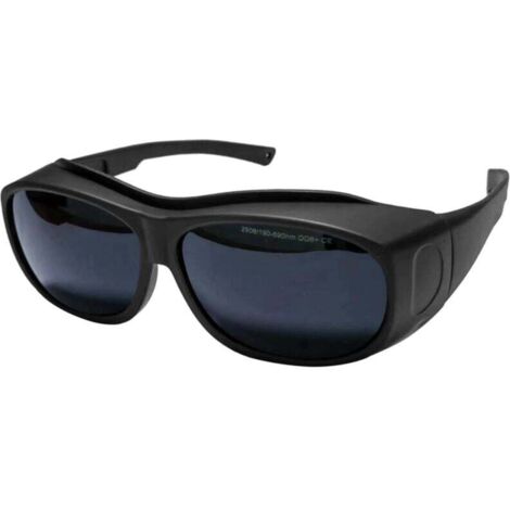 Lunettes de protection laser 190-690 nm, lunettes de protection, équipement de beauté, lunettes de protection contre la lumière rouge, bleue et verte (1/4)