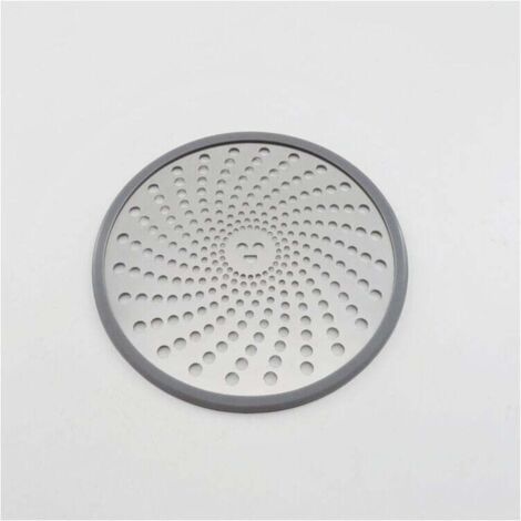 Drain de douche en acier inoxydable, attrape-cheveux, tamis à cheveux, filtre, drain, protection contre la rouille, anti-obstruction, facile à nettoyer, pour salle de bain, cuisine, baignoire - argent (1/4)