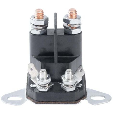 Solénoïdes 12 V 117-1197 pour Toro Timecutter SS5000 Z4200 SS4225 SS4235 PartiSolenoide 12 V 4 Terminal pour Toro 1-5 13075 E5 13075 Z7 4629 7420 9743 60744 10746 1674625 TimeCutter EXMARK 513075 (1/3)