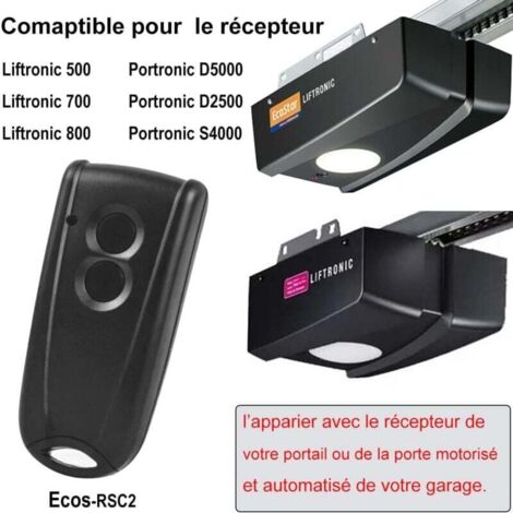 Porte-clés à télécommande, ouvre-porte électrique de clonage 433 MHz