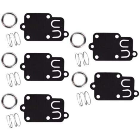 Kit de joints de membrane de carburateur pour moteurs Briggs & Stratton de 2 CV à 5 CV 2700 26 27 25 38 27 25 38 S 27 26 37 41 57 41 68 50 2 1 50 2 1 K 69 0 7 66 2 2 1 37 7 Capuchon de ressort (1/4)