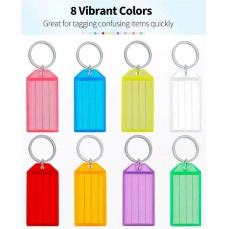 Lot De 10 Bouchons Pour Clés Uxcell Marron - Couvercles étiquettes Identification Codage