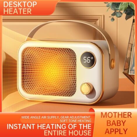 Briebe Radiateur Électrique Céramique Portable 750/1500W Avec Thermostat - HT1128