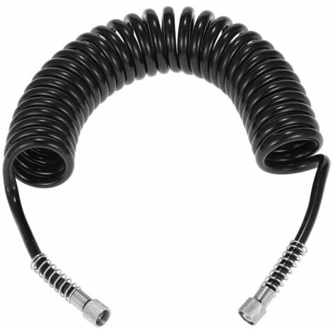 Enowelir Tuyau D'Air D'Aerographe A Ressort En Pu, Avec Raccords Standard De 1/8 ", 3 M (10 ') (1/4)