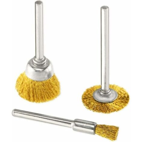 72 Brosses Métalliques En Laiton Merryland Pour Dremel – Polissage Et Nettoyage