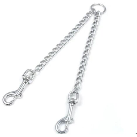 Laisse double pour 2 chiens, laisse double pour chien-4.0MM70CM (1/4)