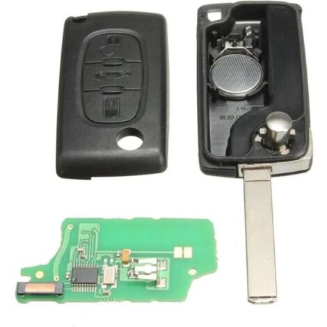 Télécommande émetteur Peugeot 206 2 Boutons S108231DN0-B0T Peugeot