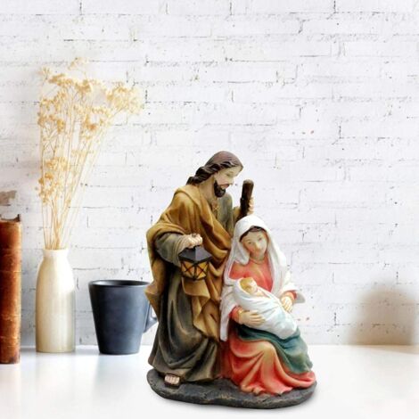 Figurines de Noël, figurines de Noël, crèche, Père Noël de Noël, figurines religieuses de crèche (1/5)