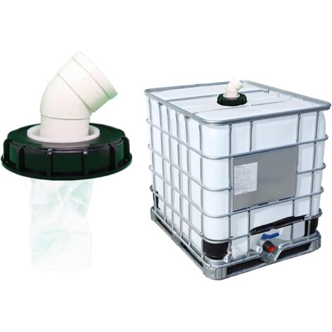 Filtre de couvercle, bouchon de réservoir IBC lavable en nylon avec couvercle, accessoires de réservoir IBC avec filtre en maille pour réservoir d'eau de pluie de 165 mm, filtre IBC (1/4)