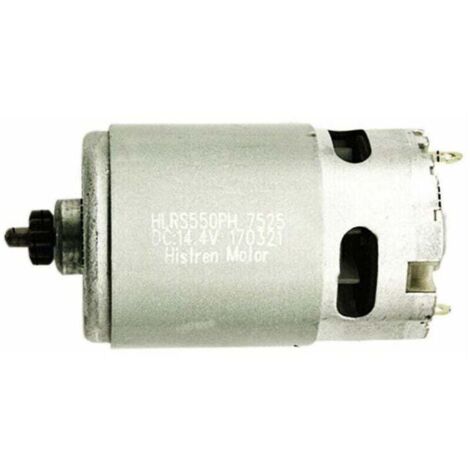 Moteur 13 Dents 14,4 V pour Bosch GSR GSR14.4-2-Li PSR14.4 Li-2 - Pièces de Rechange Durables pour Perceuse Électrique, Outils Électriques en Métal - Accessoires de Remplacement