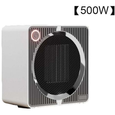 Mini radiateur électrique portable, radiateur électrique moderne avec diffusion à 180°, chauffage rapide, protection anti-basculement, repliage bas, ultra silencieux (blanc) (1/4)