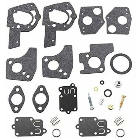 Kit de réparation pour carburateur - Membranes - Joint d'étanchéité pour Moteurs Briggs & Stratton 3 à 5 CV HP 495606 494624 135292 135232 135212 270026 272538 272538S 272637. (1/4)