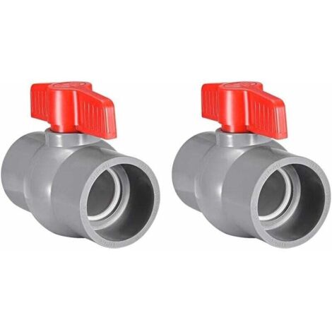Vanne à boisseau sphérique en plastique XVX (50 mm) avec 2 pièces (1/4)