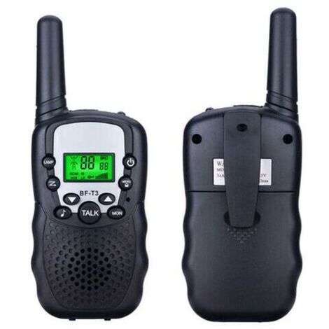 Talkie Walkies Longue Portée Talky Walky pour Adulte & Enfants, Écran LCD Lampe de poche pour les Aventures en Plein Air (2PCS)
