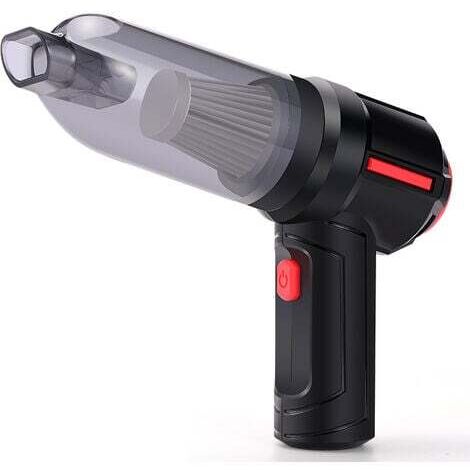 4 en 1 Souffleur d'air sans fil portable Air Duster Mini 9000Pa sans fil voiture PC clavier aspirateur portable noir (1/2)