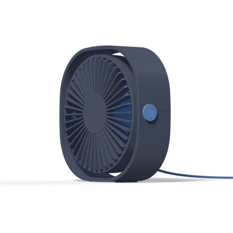 Ventilateur USB Mini ventilateur portable ventilateur silencieux ventilateur de bureau 3 vitesses réglable alimenté par USB, pour la maison et le bureau (noir) (1/5)