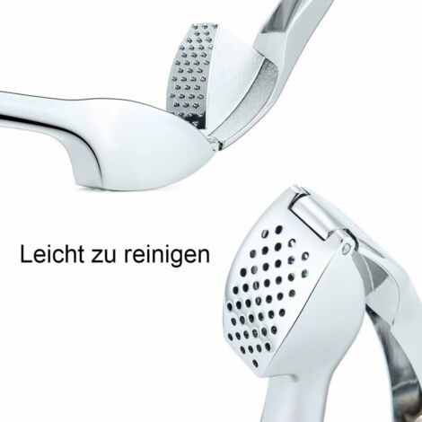 Presse Ail à Bascule Inox Ecrase Ail Manuel Hachoir Ail Coupe Ail Garlic Press 10 8 7cm 99174636