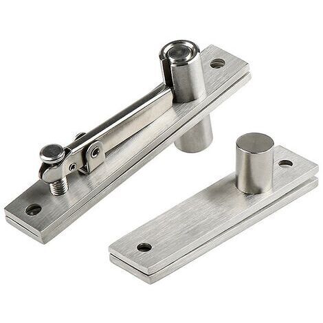 Charnière de porte pivotante en acier inoxydable Charnière pivotante robuste pour portes en bois Arbre à 360 degrés Charnière pivotante de porte Murphy en acier inoxydable
