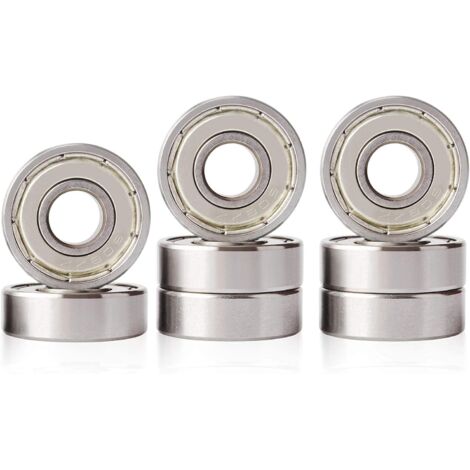 608 ZZ Roulements Longboard Roulements à roulettes, les planches à roulettes, les scooters 8 Pièces(8 mm x 22 mm x 7 mm) (1/5)