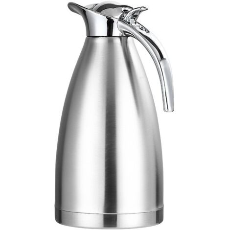 Bouteille Thermos Isotherme - Inox - 2000ML - Chaud et Froid - Facile à Nettoyer - Mixte