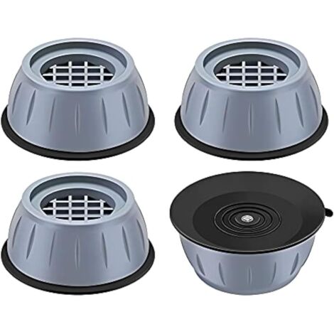 Pièces Tapis Anti Vibration Machine a Laver,Kit Tapis Machine à Laver Anti Vibration Universel,Gray Patin Anti Vibration Linge, (1/4)