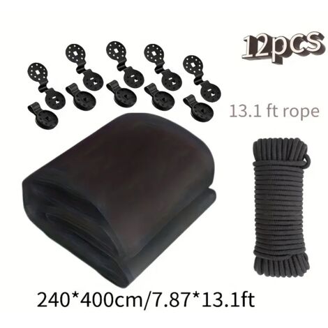 Filet de protection horticole à mailles fines, filet de couverture pour cultures maraîchères de 2,4 × 4 mètres, utilisé pour protéger les fruits, les plantes et les fleurs filet de couverture pour se (1/4)