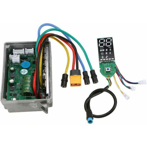 Contrôleur de carte mère de Scooter électrique contrôleur de carte mère + panneau d'affichage de tableau de bord remplacement pour Ninebot Max G30,argent (1/5)