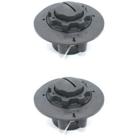 Tête de coupe-bordures (lot de 2) pour Stihl FSE 60, FSE71, FSE81, FS38, FS40, FS45, FS46, FS50, Viking TE600, TE700, TE1000, AutoCut 5-2 et AutoCut C5-2. Référence : 4006 710 2103 et 4006 710 2106. (1/4)