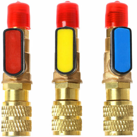 Vanne à Boisseau Sphérique Pour Climatisation R410A/R22 - Adaptateur De Tuyau De Charge