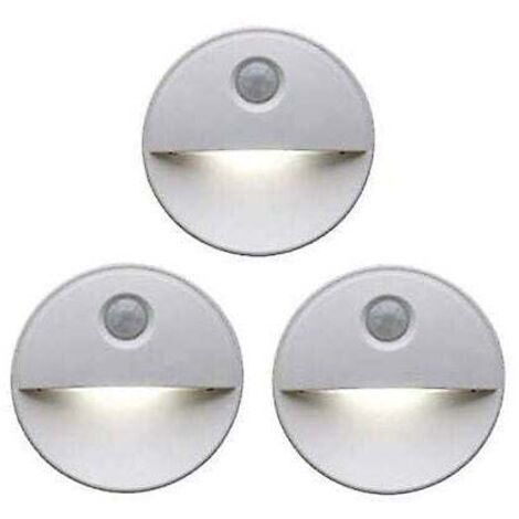 Veilleuse LED détecteur de mouvement Teinte induisant le sommeil grâce aux ampoules LED Fonctionnement sans fil Parfait pour les armoires de salle de bain, les escaliers et plus (1/4)